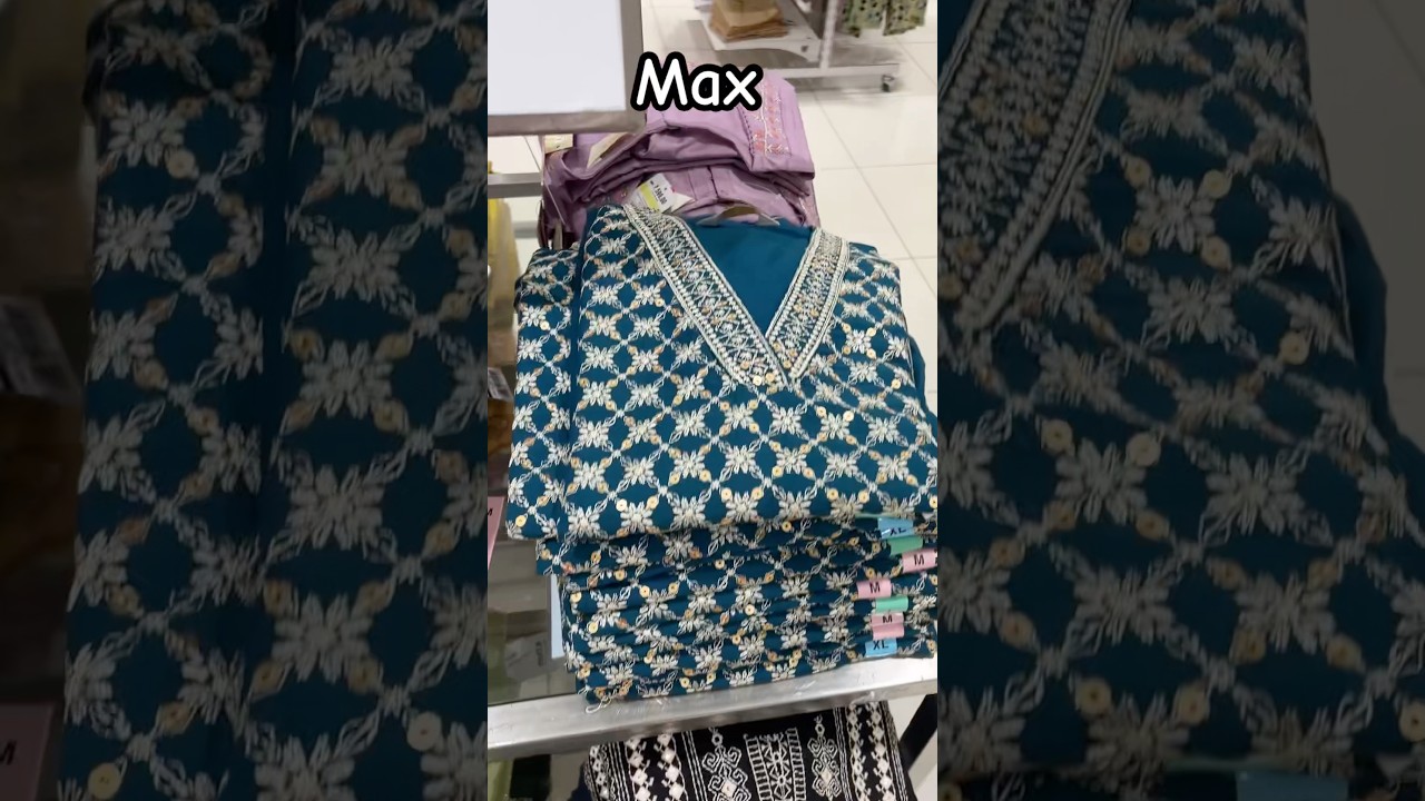 Max party wear Kurti Collection 2025#ytshorts #fashion #viralvideo #zudio #max#shopping #shorts