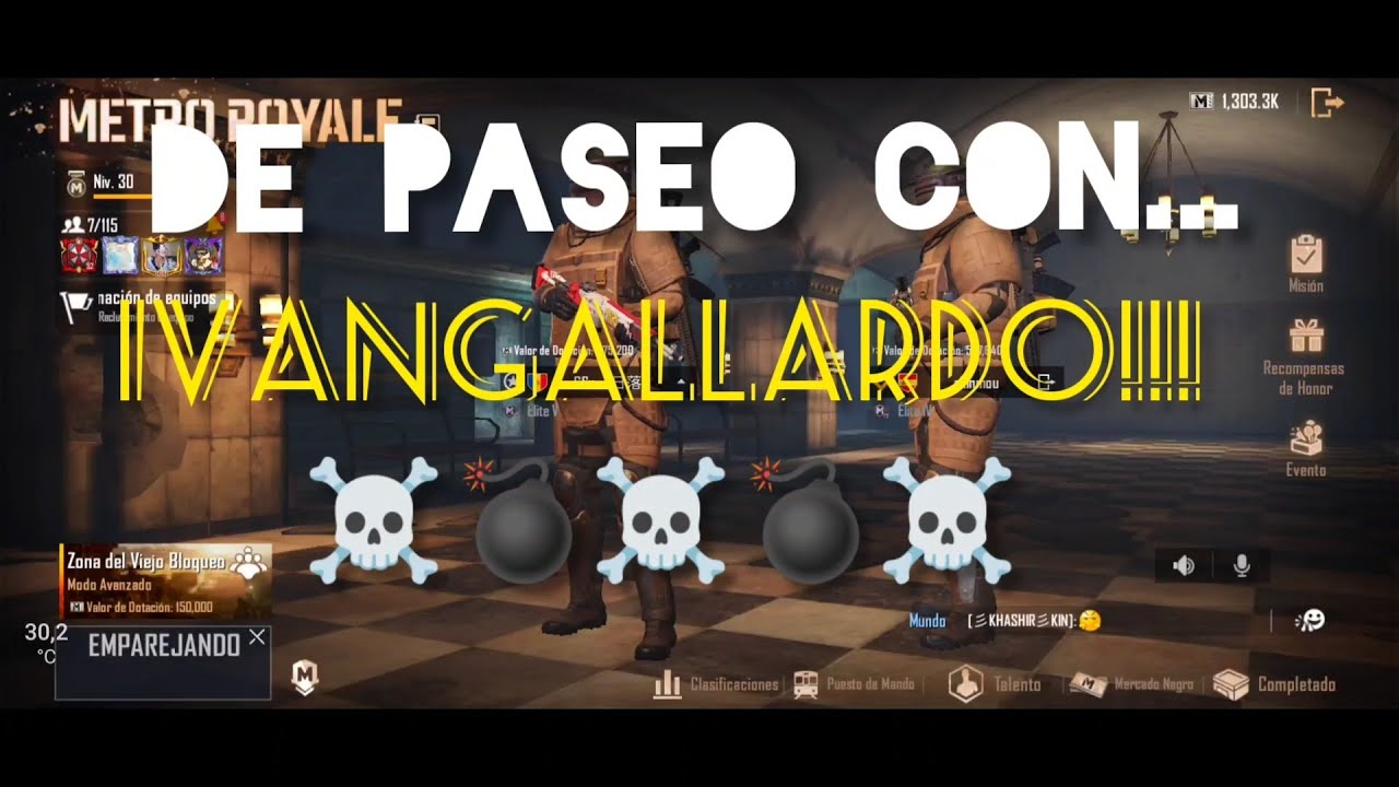 Pubg Mobile 🤔 Metro Royale 🚑 De paseo con... IvAnGallArDo!!!
