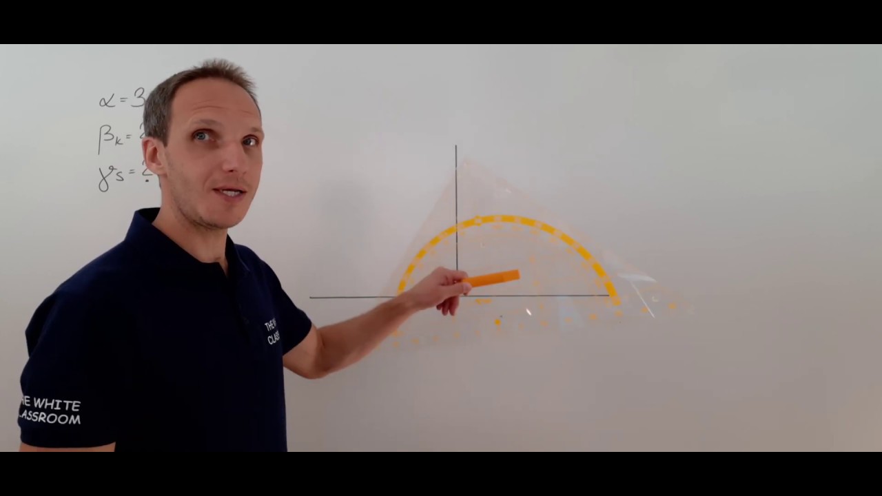 SUPPLEMENTÄRWINKEL und KOMPLEMENTÄRWINKEL konstruieren - α (ALPHA) = 30°