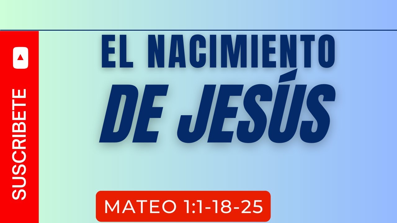 EL NACIMIENTO DE JESÚS. MATEO 1:18-25 (002)