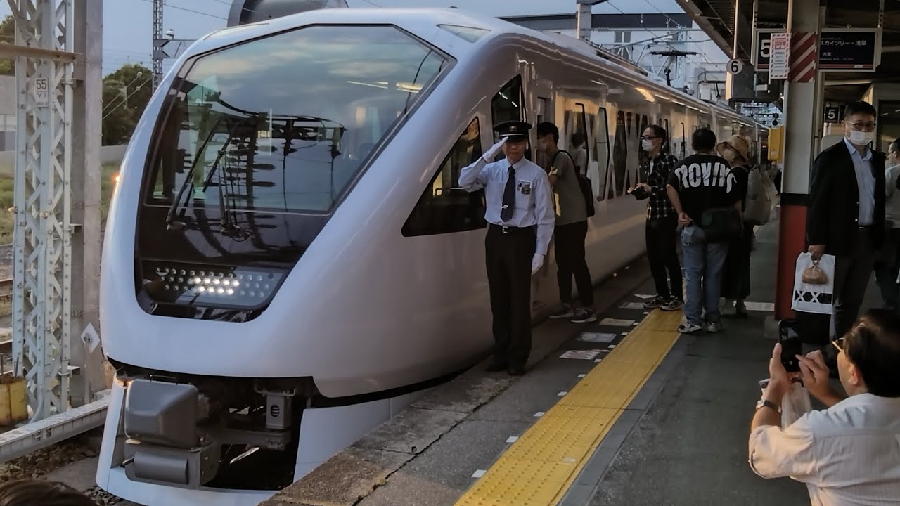 200系りょうもうと館林に来る車両とスペーシアX館林行き入線!!