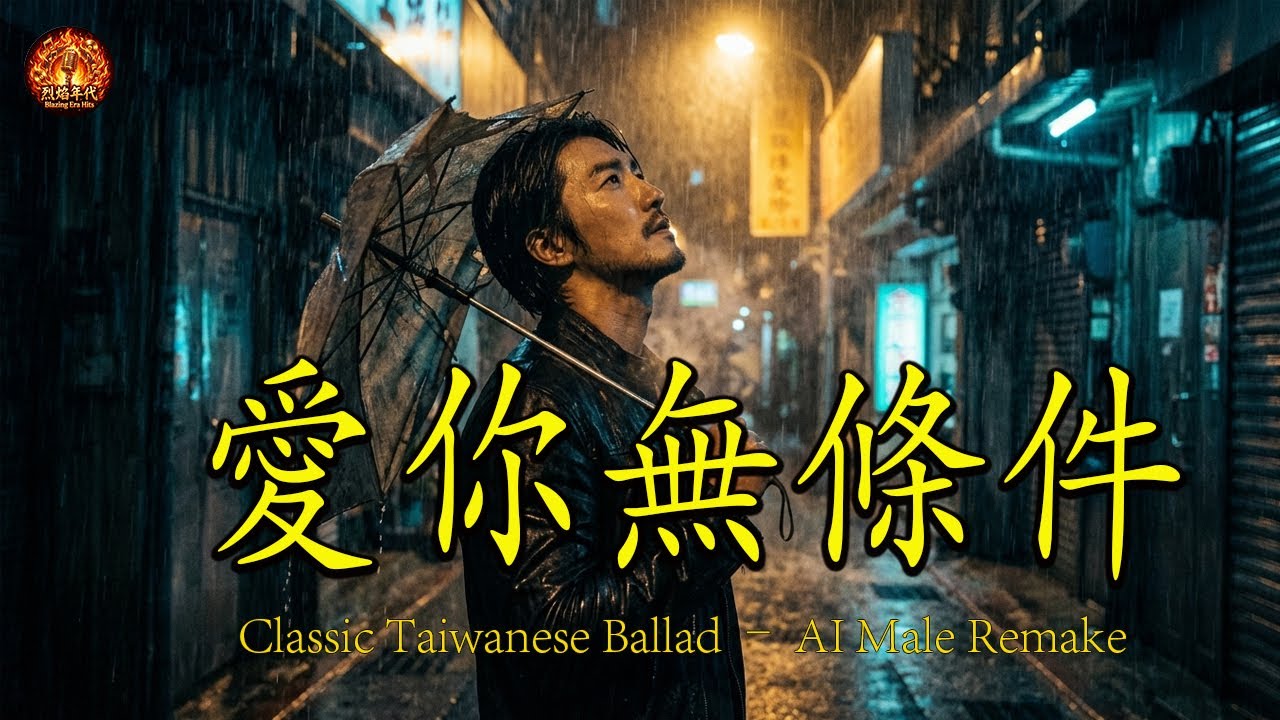 愛你無條件 | AI男聲再唱｜台語經典・慢搖滾版 | Classic Taiwanese Ballad – AI Male Remake