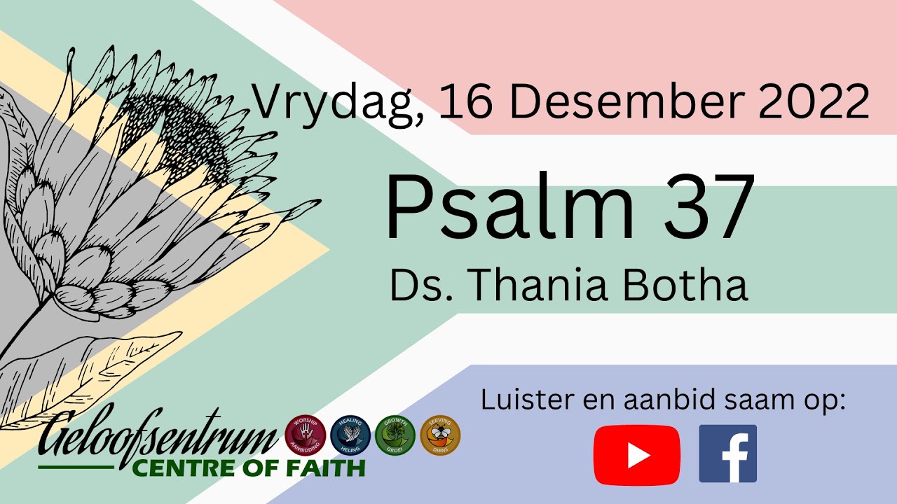 16 Desember 2022 Versoeningsdag Psalm 37