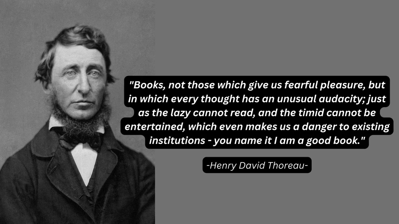 Some wise words and inspirational quotes from Henry David Thoreau