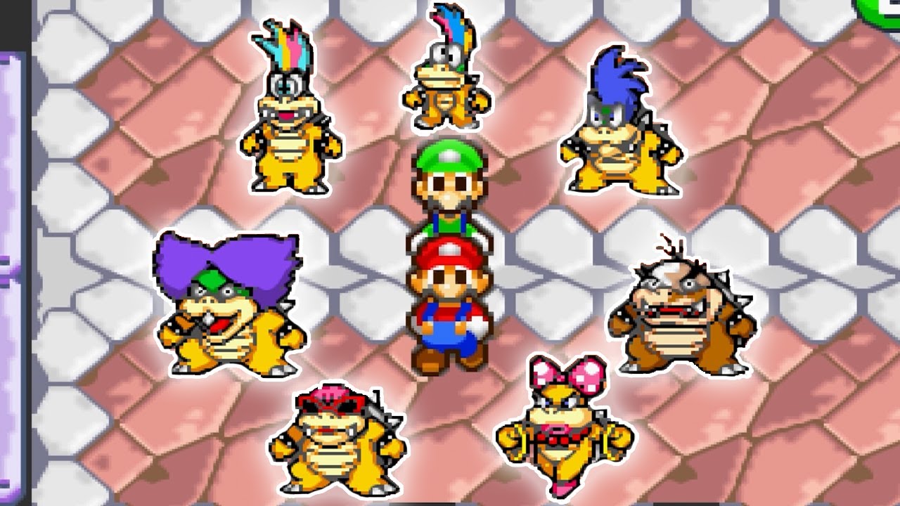 Mario & Luigi Superstar Saga - All Koopaling Bosses
