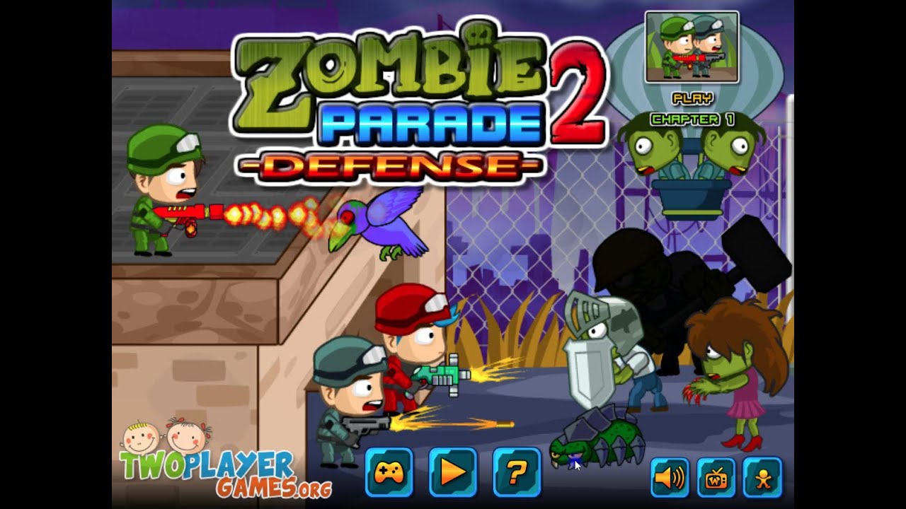 Zombie Parade Defense 2 (Hard Mode)