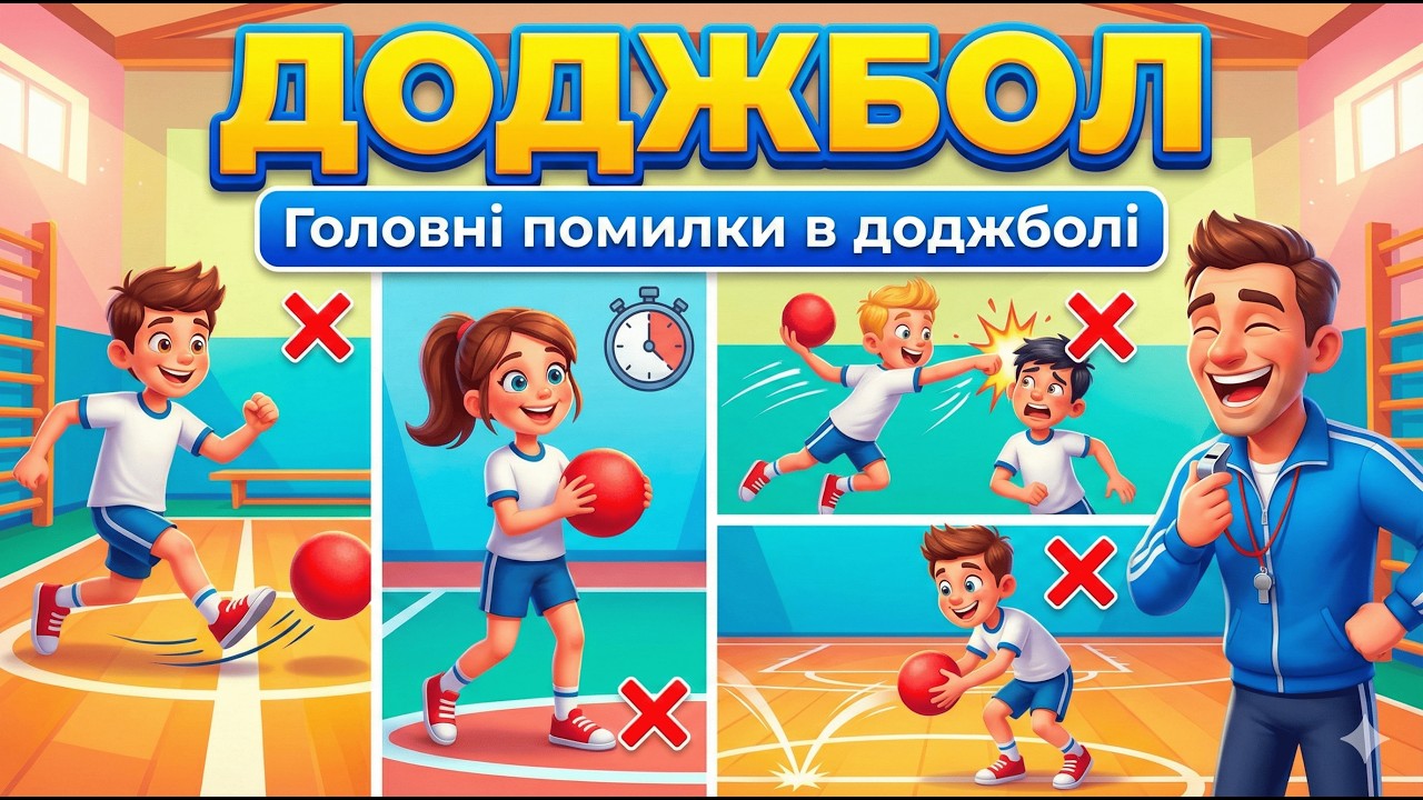 Головні помилки в доджболі