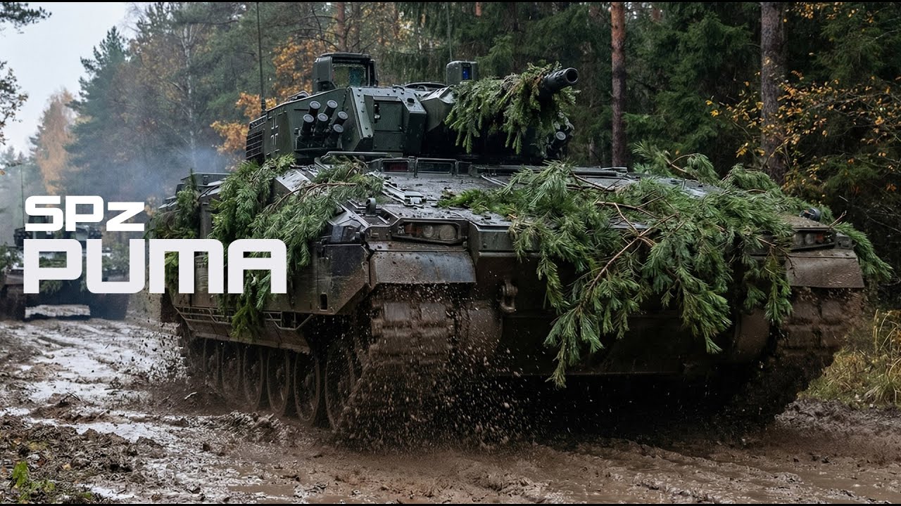 Puma in Motion | Ultra-Realistic AI Military Trailer