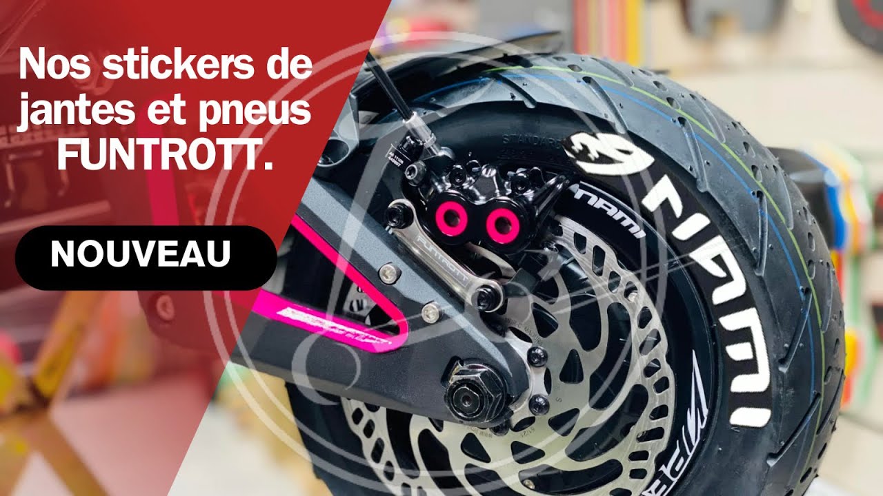 Présentation de nos stickers de jante et de pneus.