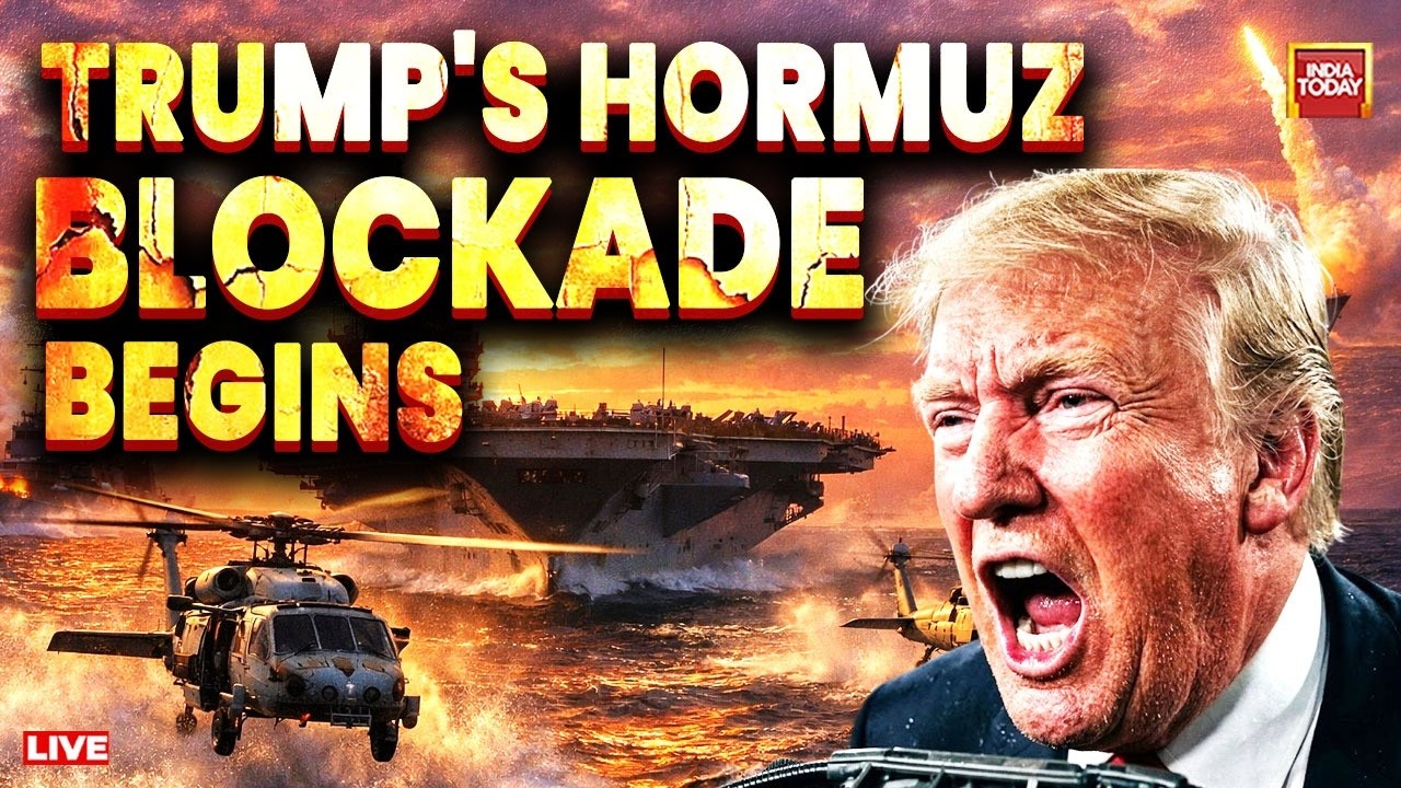 Iran-US War Live News: US Navy To Block Hormuz | China Warns US Over Hormuz Blockade | War NewsLive