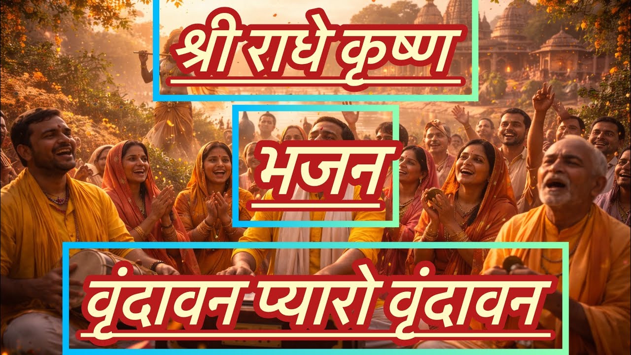  Bhajan वृंदावन प्यारो वृंदावन | Vrindavan Pyaro Vrindavan | Radha Krishna Bhajan | Divine Bhakti🙏🏼