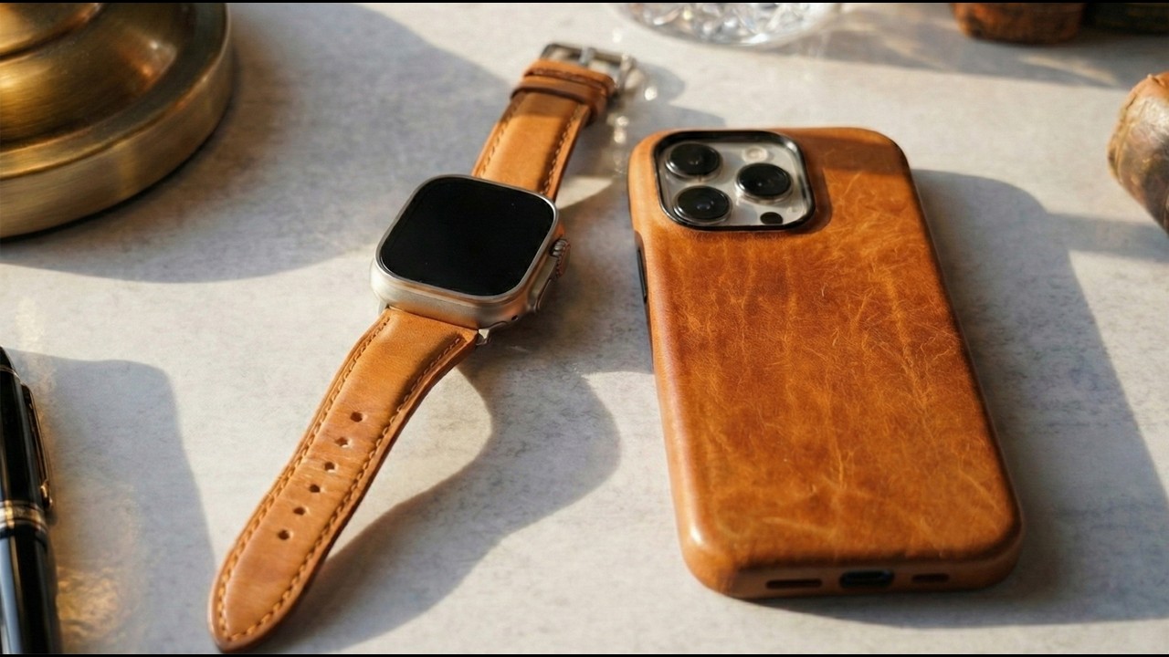 Making Full Leather phone cover & Leather Watch strap