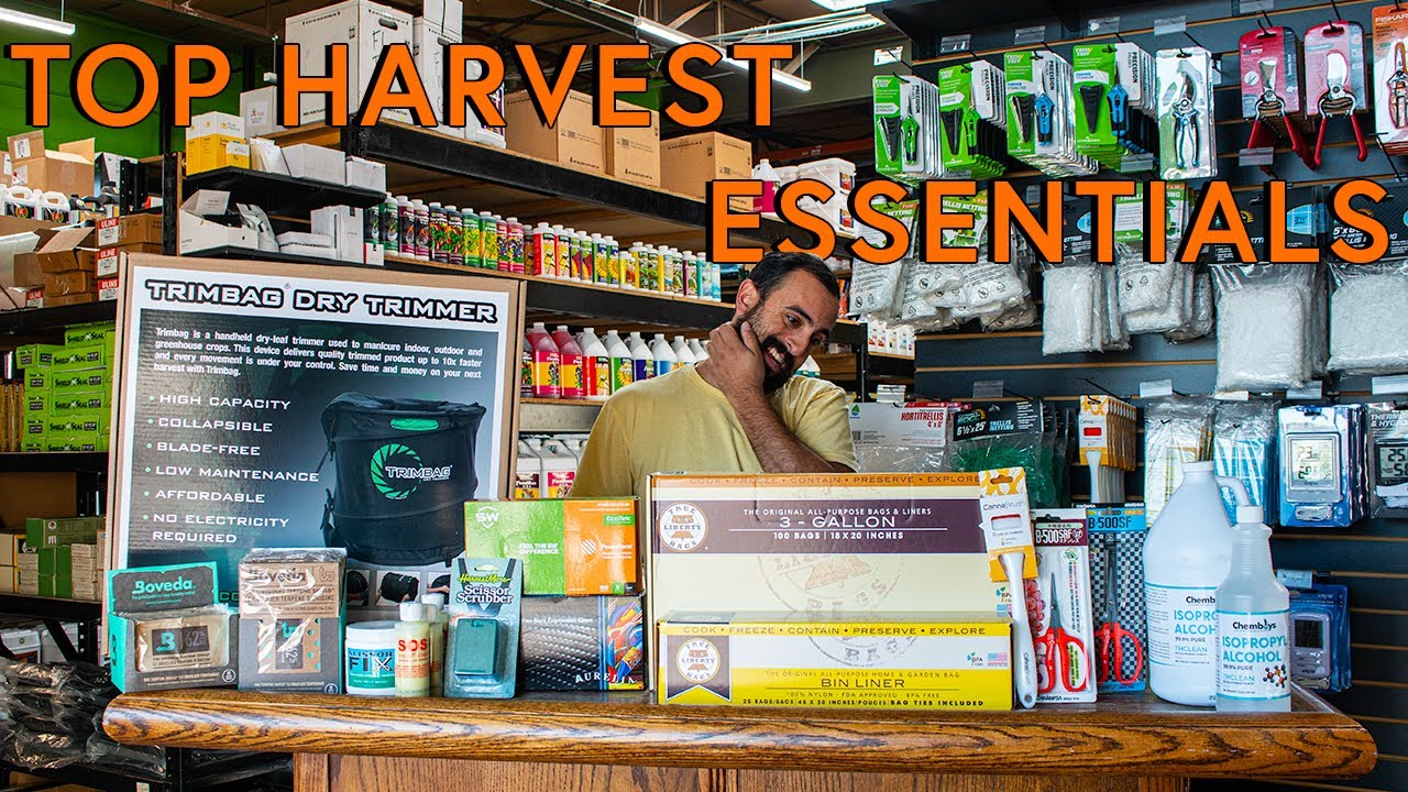 Top Harvest Season Products (Trimming, Storage, Cleaning)
