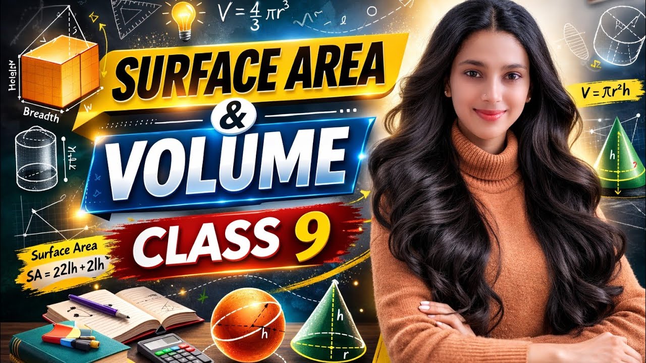 Surface Area And Volumes Class IX | Lecture _ 3 | CBSE Board | IITJEE | IOM | IMO Level 1 and 2