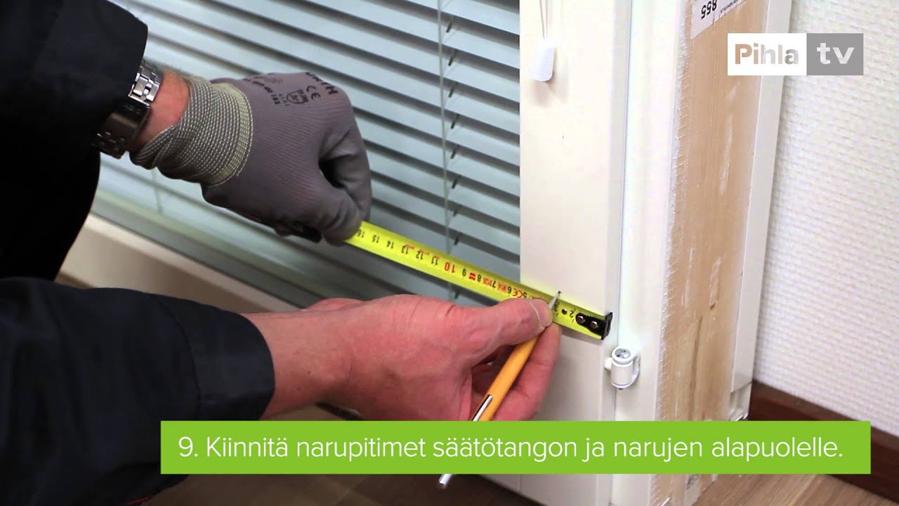 Pihla-kaihtimen asennus ikkunaan [yhdeksän vaihetta]