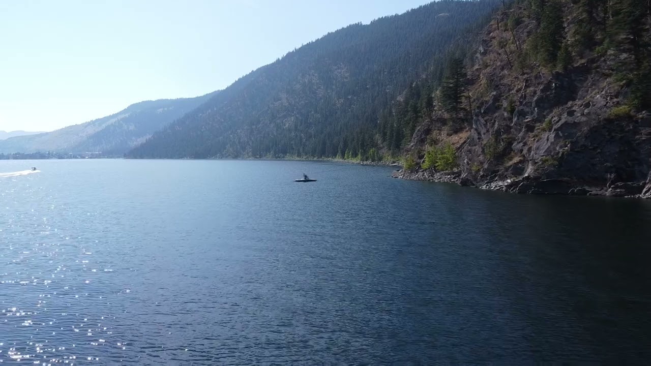 cliffs on east side of little Shuswap lake