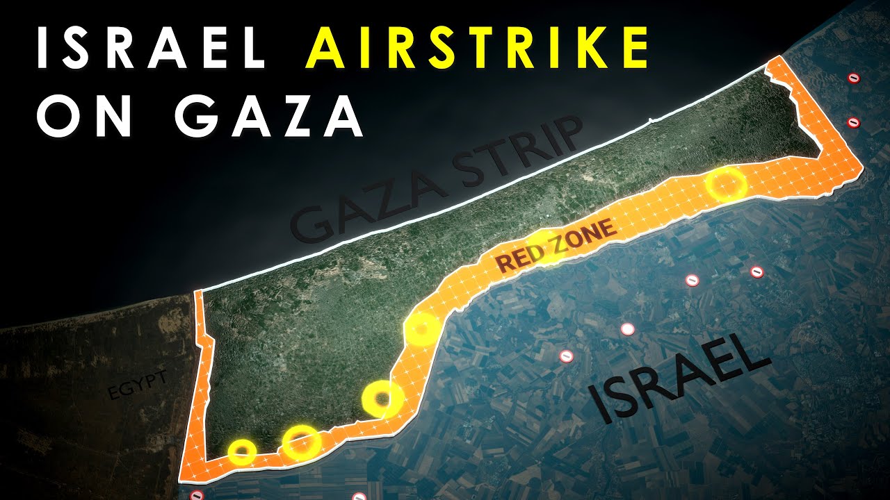 Why Israel Launched the Biggest AirStrike in Gaza? #israel #gaza
