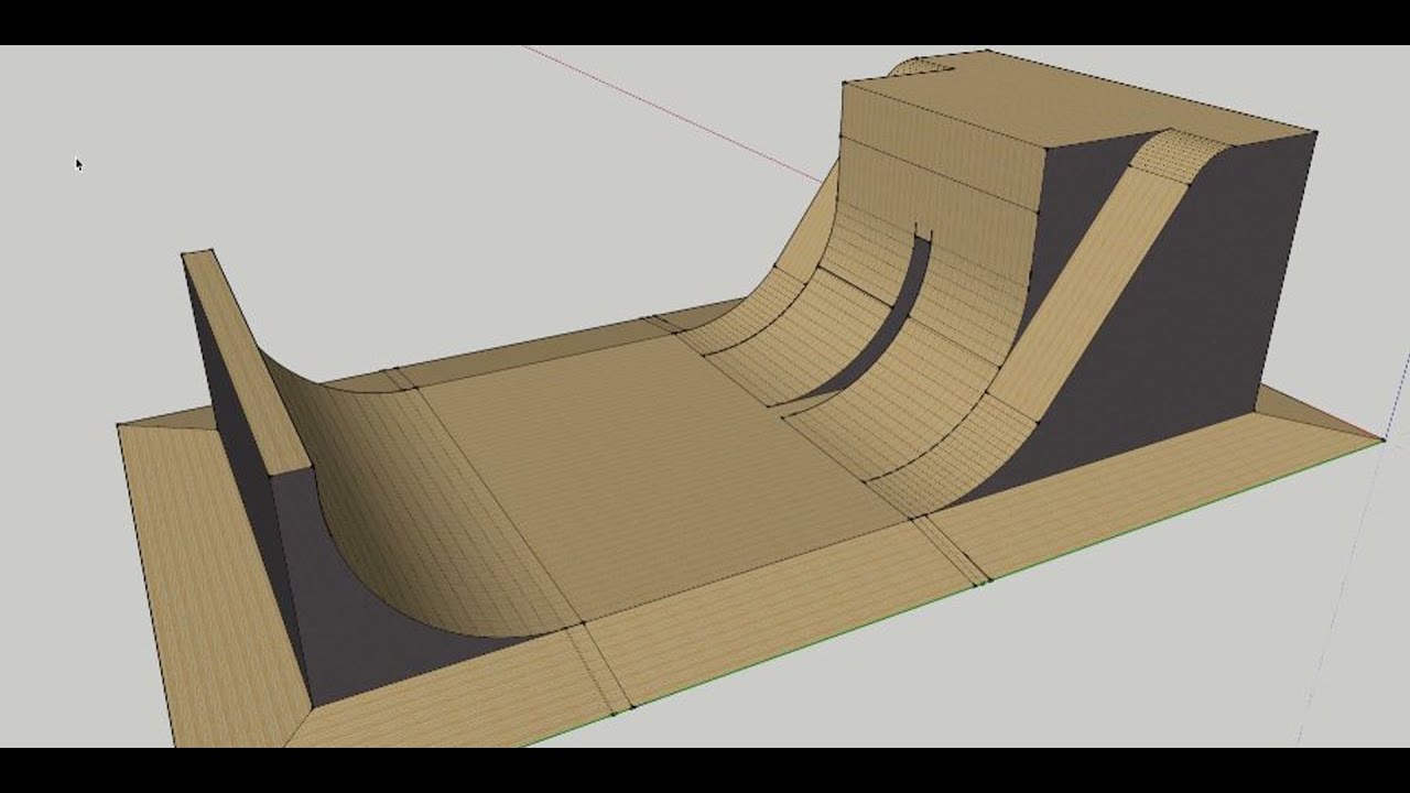 3d Modeling: Time Lapse HalfPipe