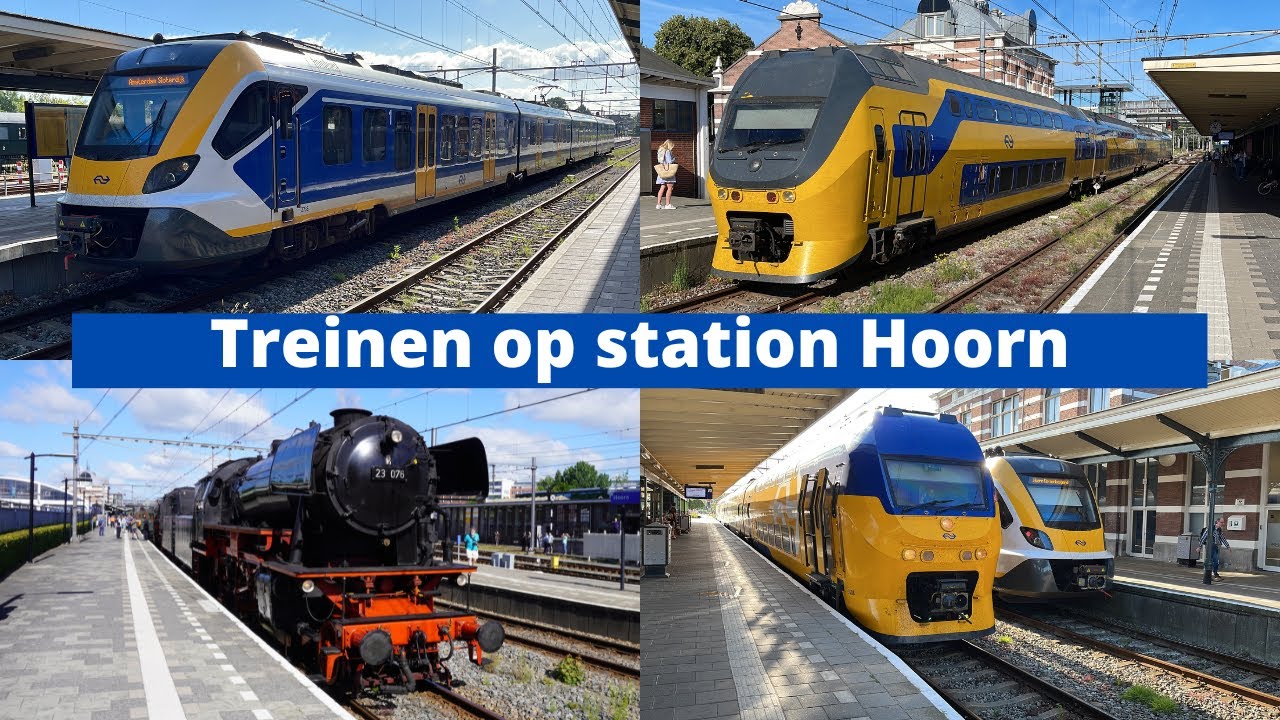 Treinen op station Hoorn - 16 juli 2022