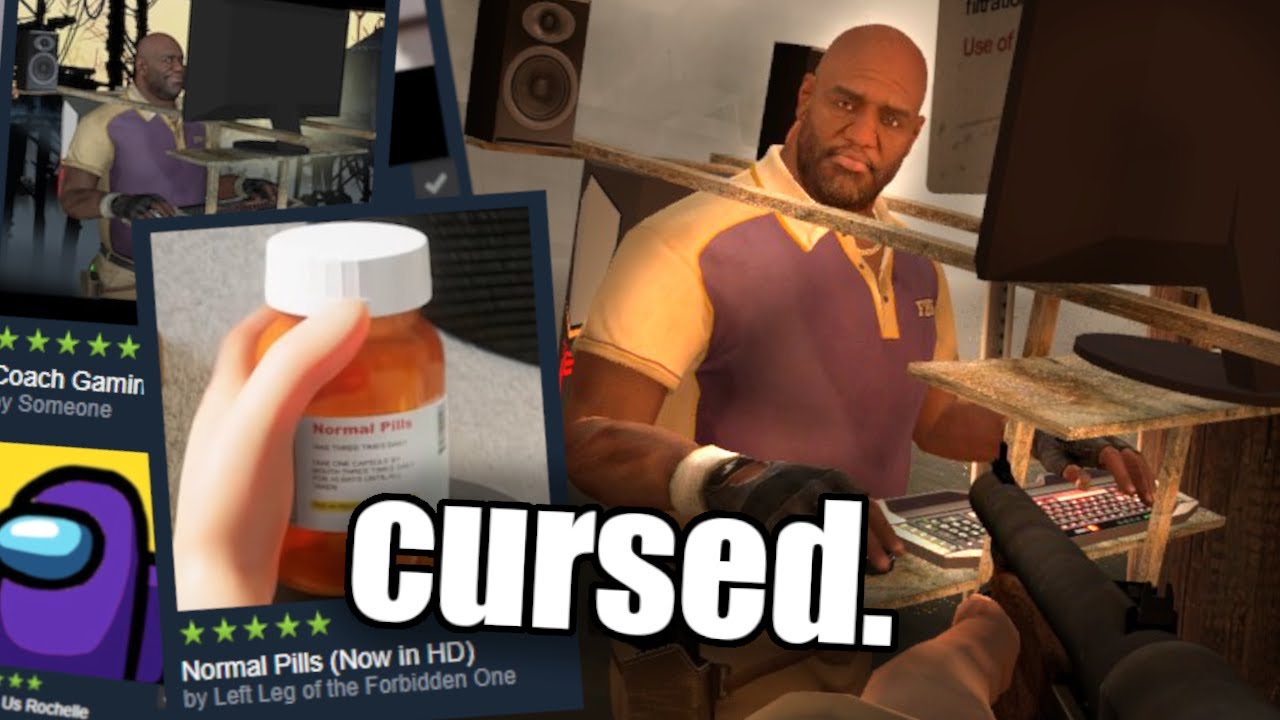 We play Left 4 Dead 2 but it's cursed