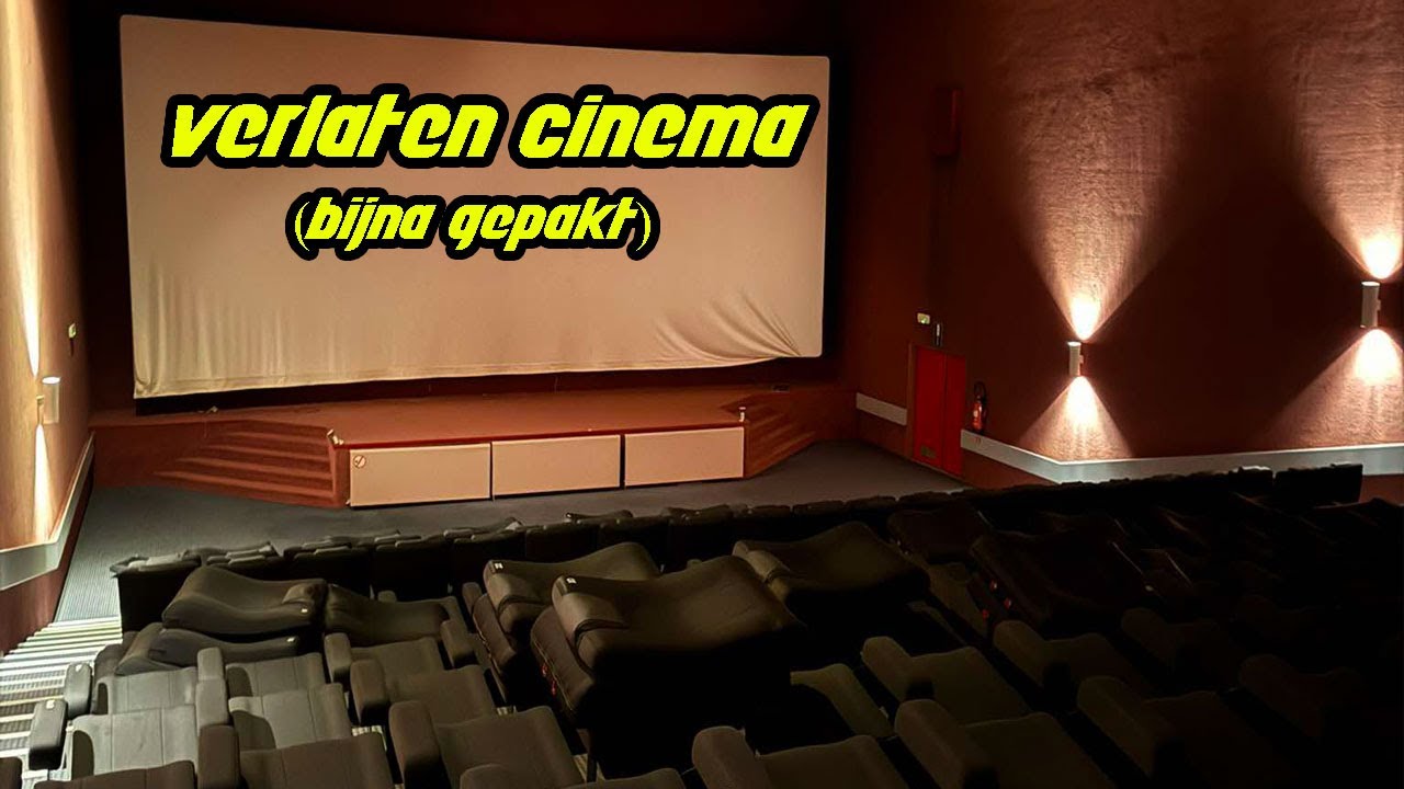 Verlaten Cinema ergens in België waar alles nog werkte! (bijna gepakt)