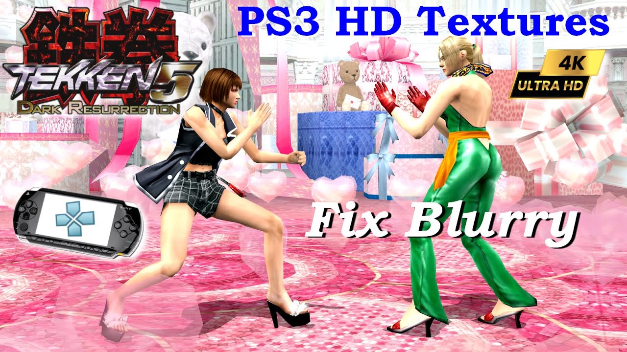 Tekken 5: Dark Resurrection ~PS3 HD Textures 4K 60fps ( Fix Blurry )  | PPSSPP | PSP PC