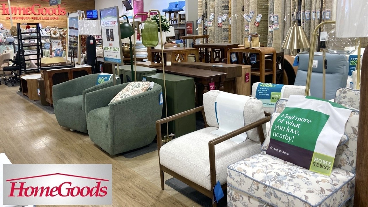 HOMEGOODS (3 разных магазина) Покупки со мной Мебель Диваны Кресла Обзор магазина