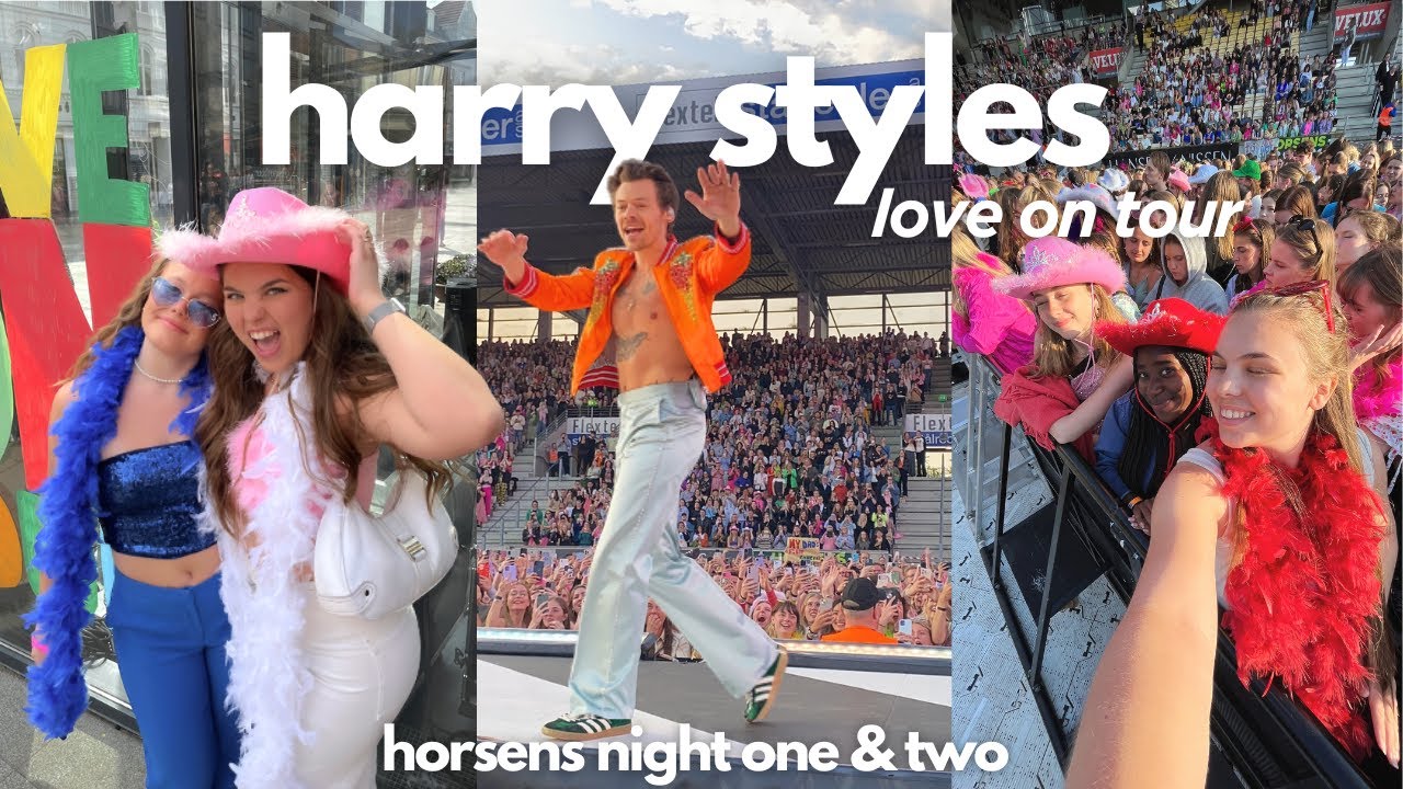 HARRY STYLES: LOVE ON TOUR 2023 | horsens night 1 & 2 vlog