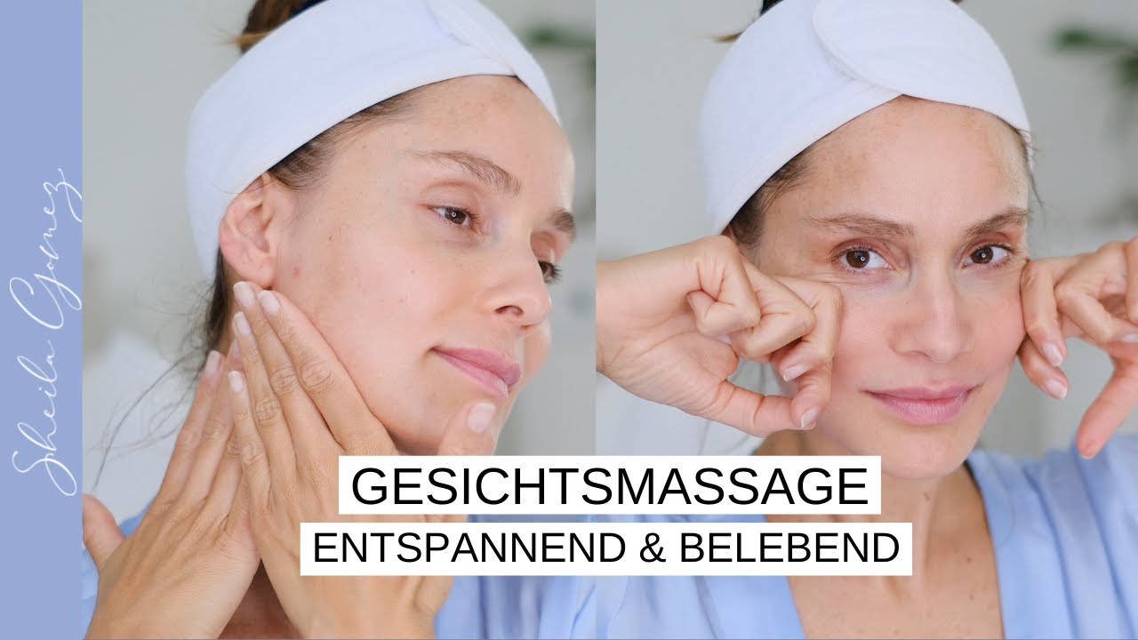 12 Minuten Gesichtsmassage zum Mitmachen | Anti-Aging, Contouring | entspannend | Sheila Gomez