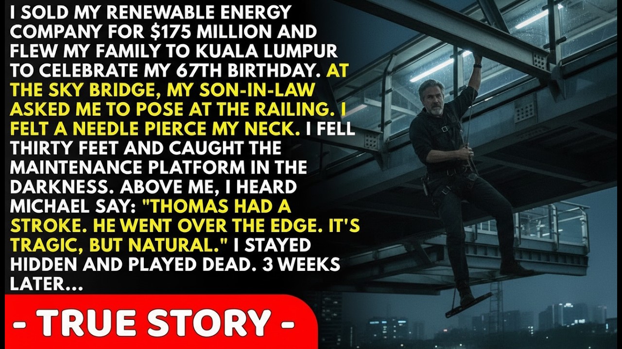 Sold My Energy Company $175M – Son-in-Law Injected Me at Sky Bridge in Malaysia!