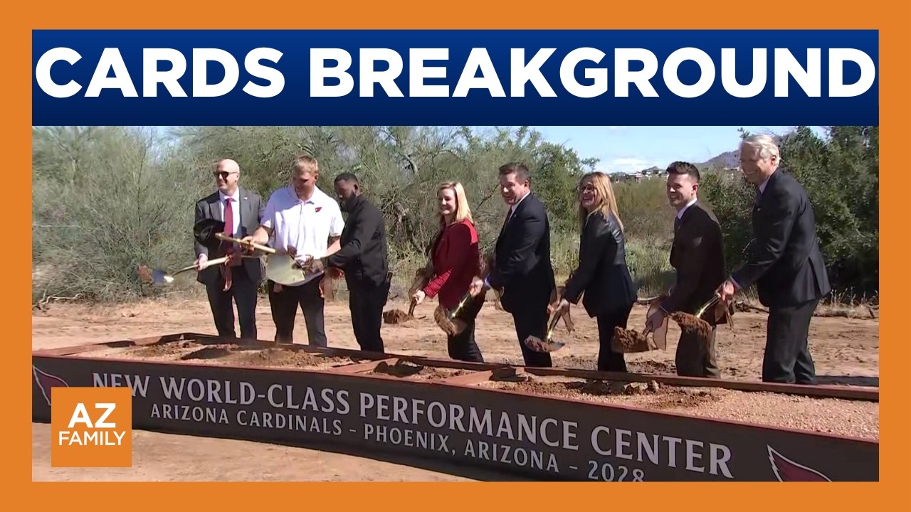 Arizona Cardinals break ground on new performance center; slated to open in 2028