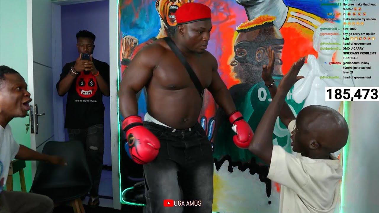 The moment Africa strongest man failed to break a bottle