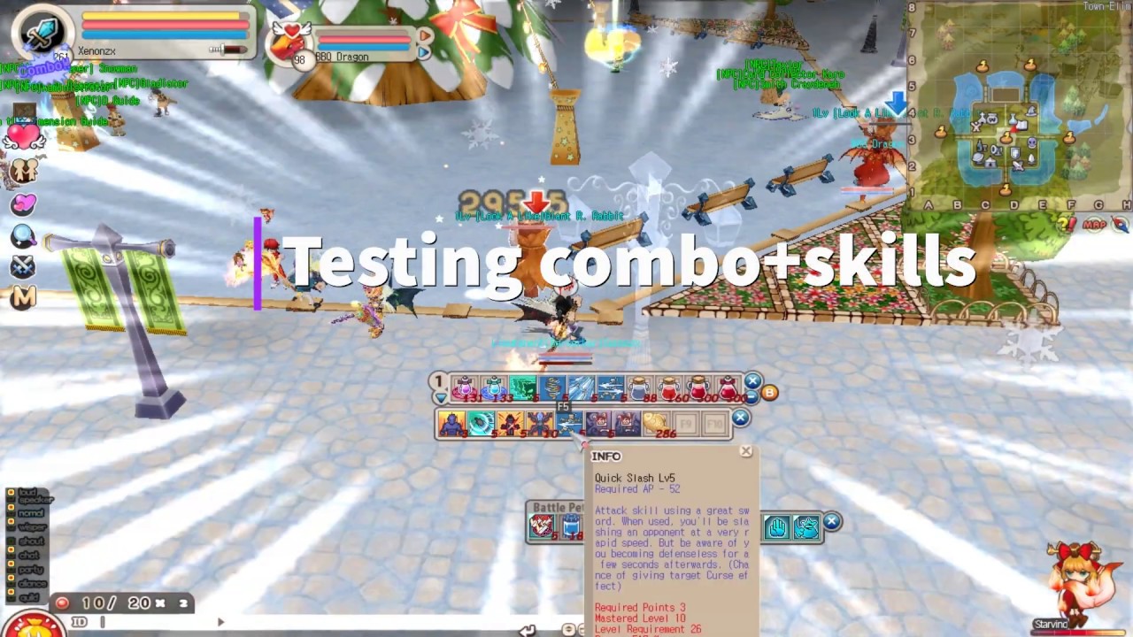 Seal Online: Blades of Destiny - combo + skill round up, using Wtfast