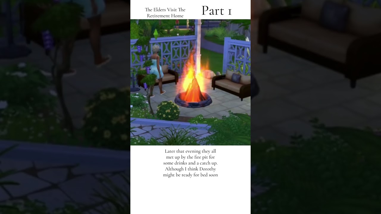 The Elders take a trip to the New Retirement Home in Willow Creek! #sims4 #retirement