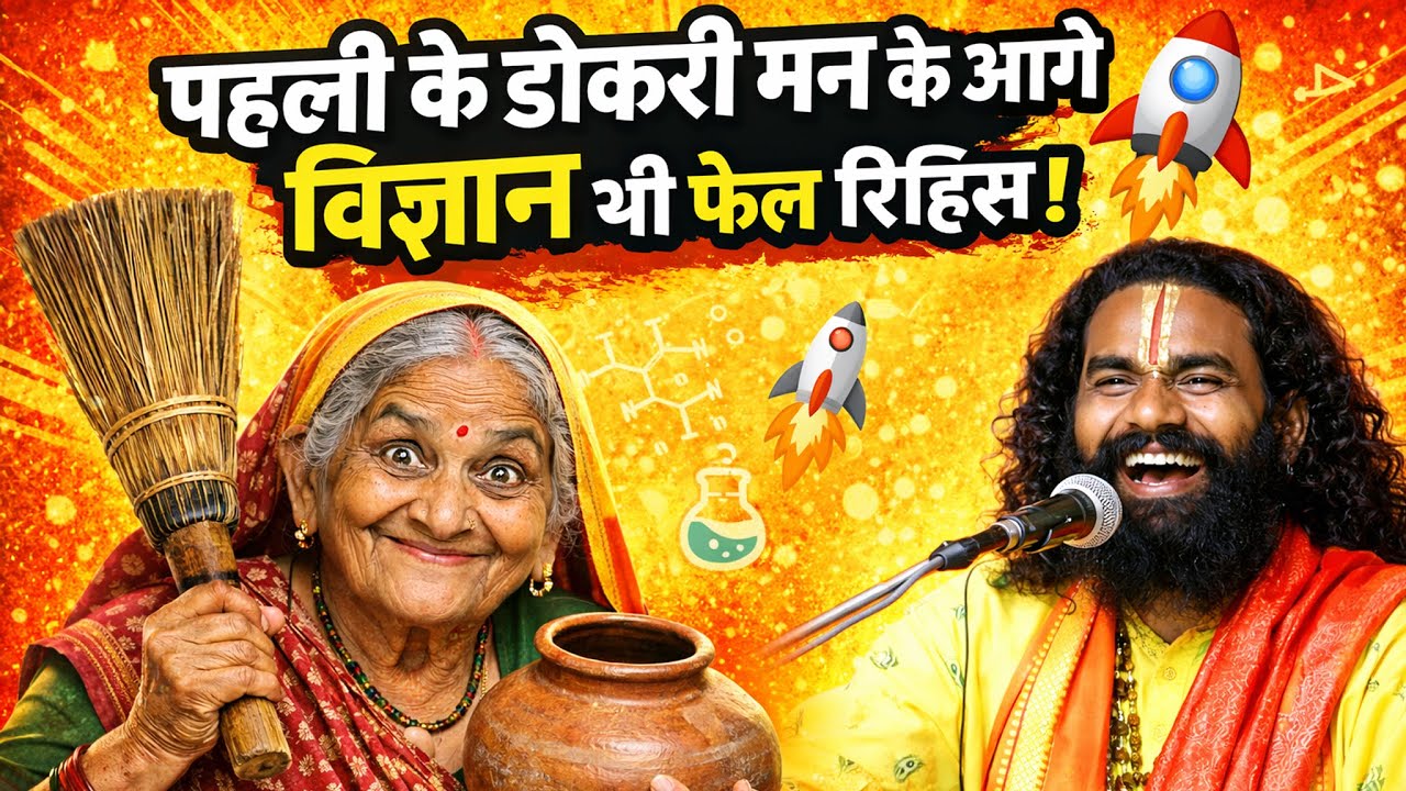 पहली के डोकरी मन के आगे विज्ञान भी फेल ! कॉमेडी वीडियो ! कामता प्रसाद संकीर्तन! Kamta Prasad Ramayan