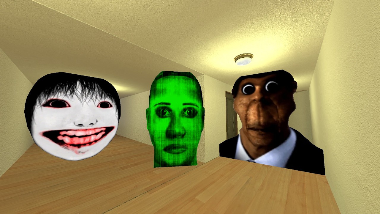 MY NAME IS SELENE GREEN OBUNGA AND YOSHIE IN LIMINAL HOTEL GMOD #playongmod #gmod #nextbot