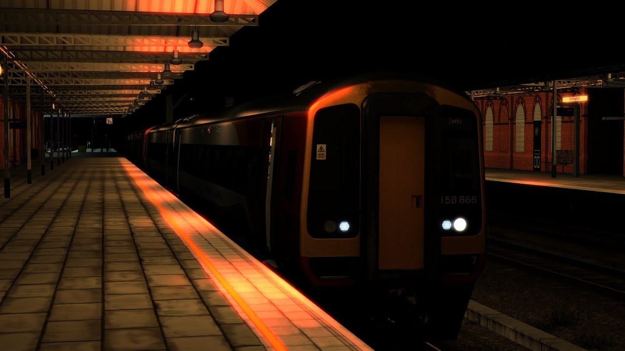 TS2021: Nottingham - Derby - Etches Park | AP Class 158 Cummins & 170