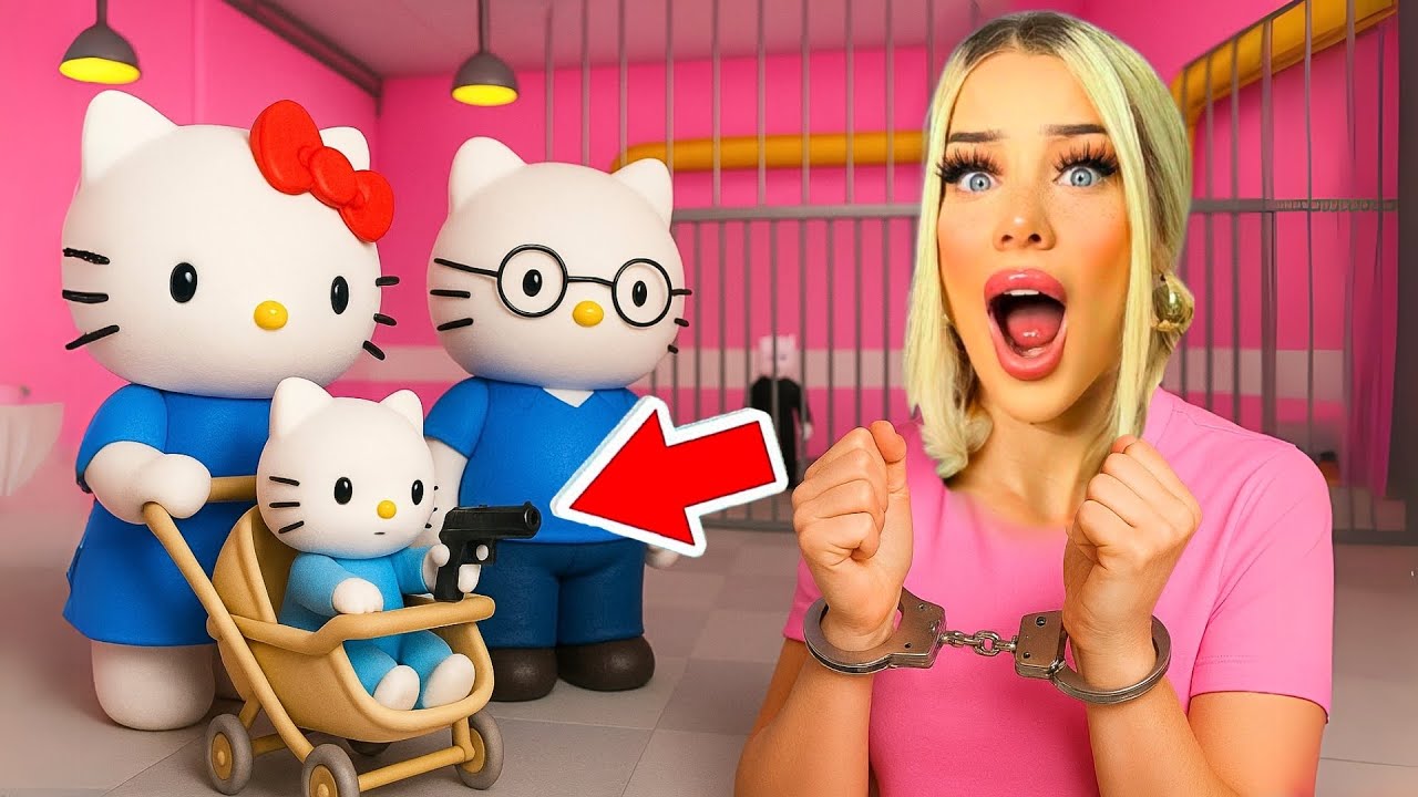 HELLO KITTY Familien Gefängnis Obby 😳 (Roblox)