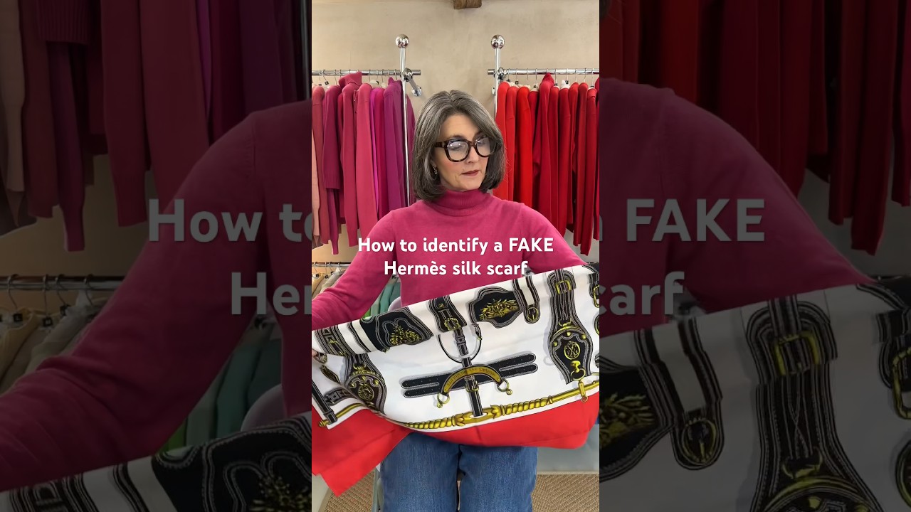 4 ways to spot a fake Herm&egrave;s silk scarf! #scarf #hermes #hermesscarf #silkscarves
