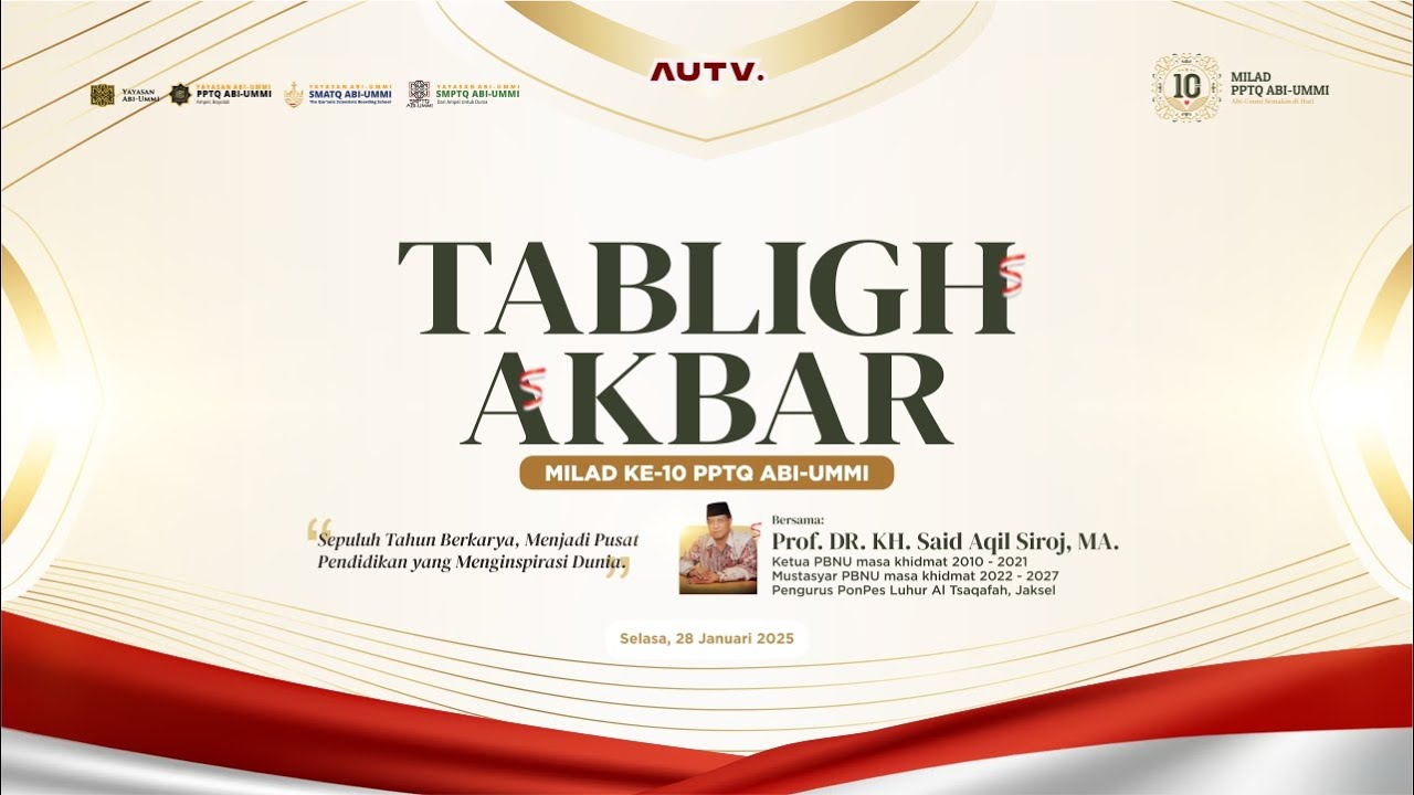 TABLIGH AKBAR MILAD KE-10 PPTQ ABI-UMMI SESI 1