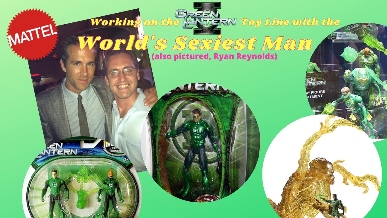 What was it like working on the 2011Green Lantern movie toy line?