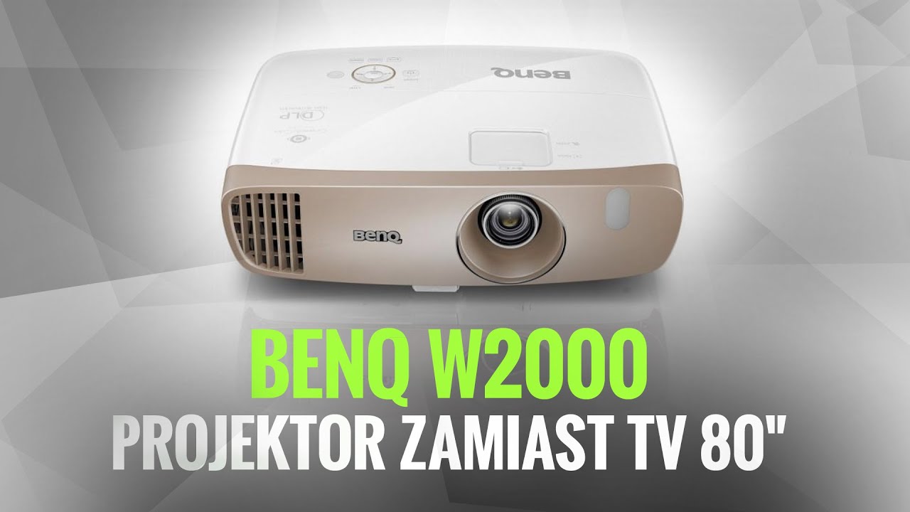 BenQ W2000 - Projektor zamiast Telewizora 80 cali