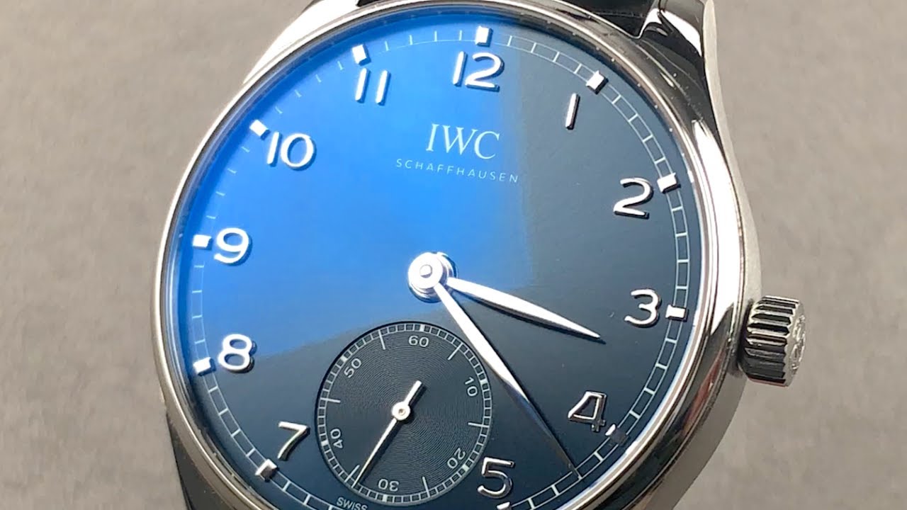 IWC Portugieser 40 Automatic IW3583-05 - 40mm Blue Dial Hands-On Watch Review