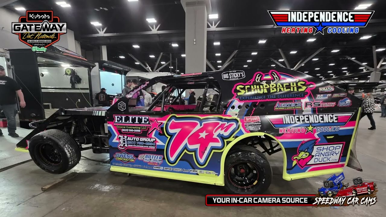 #74M Manix Furqueron - Modified - Gateway Dirt Nationals 2025 - In-Car Camera