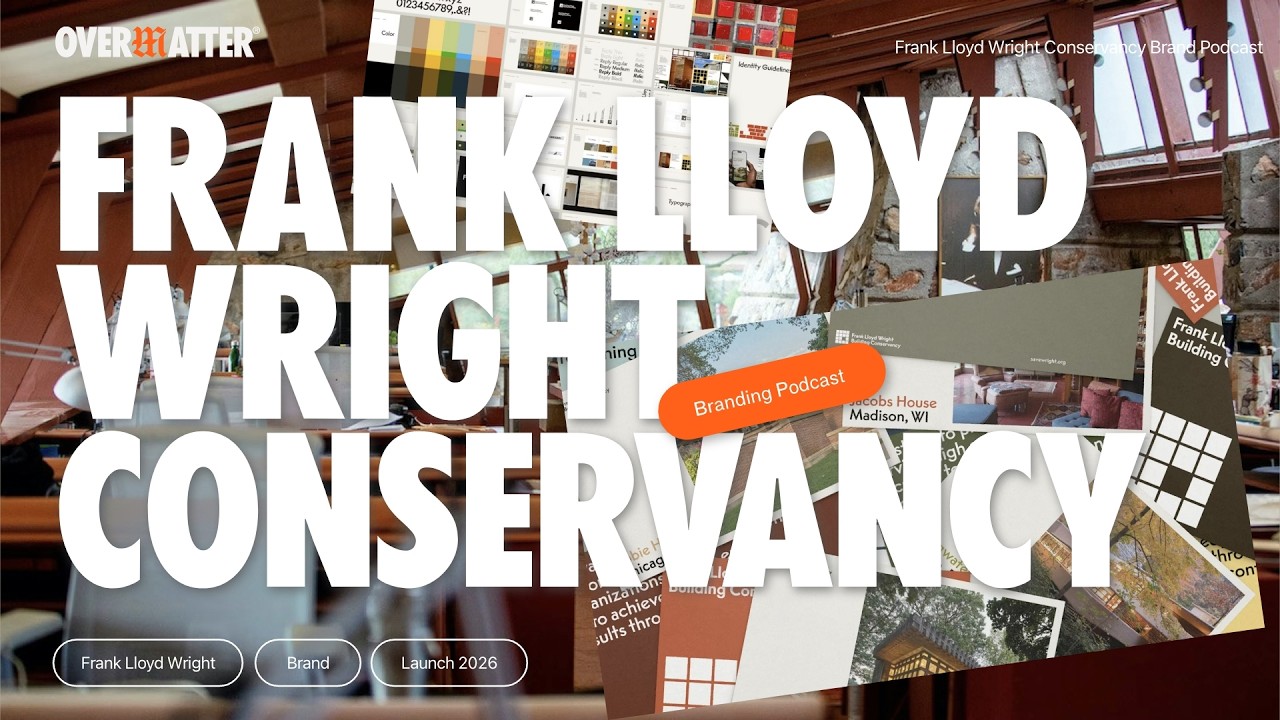Frank Lloyd Wright Foundation Building Conservancy Rebrand - When the Logo Should Disappear