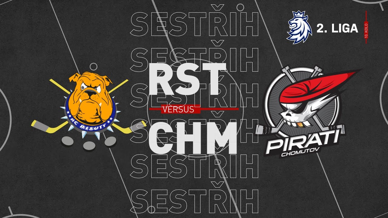 SESTŘIH 10.kolo 2. ligy: HC Řisuty - Piráti Chomutov 1:13
