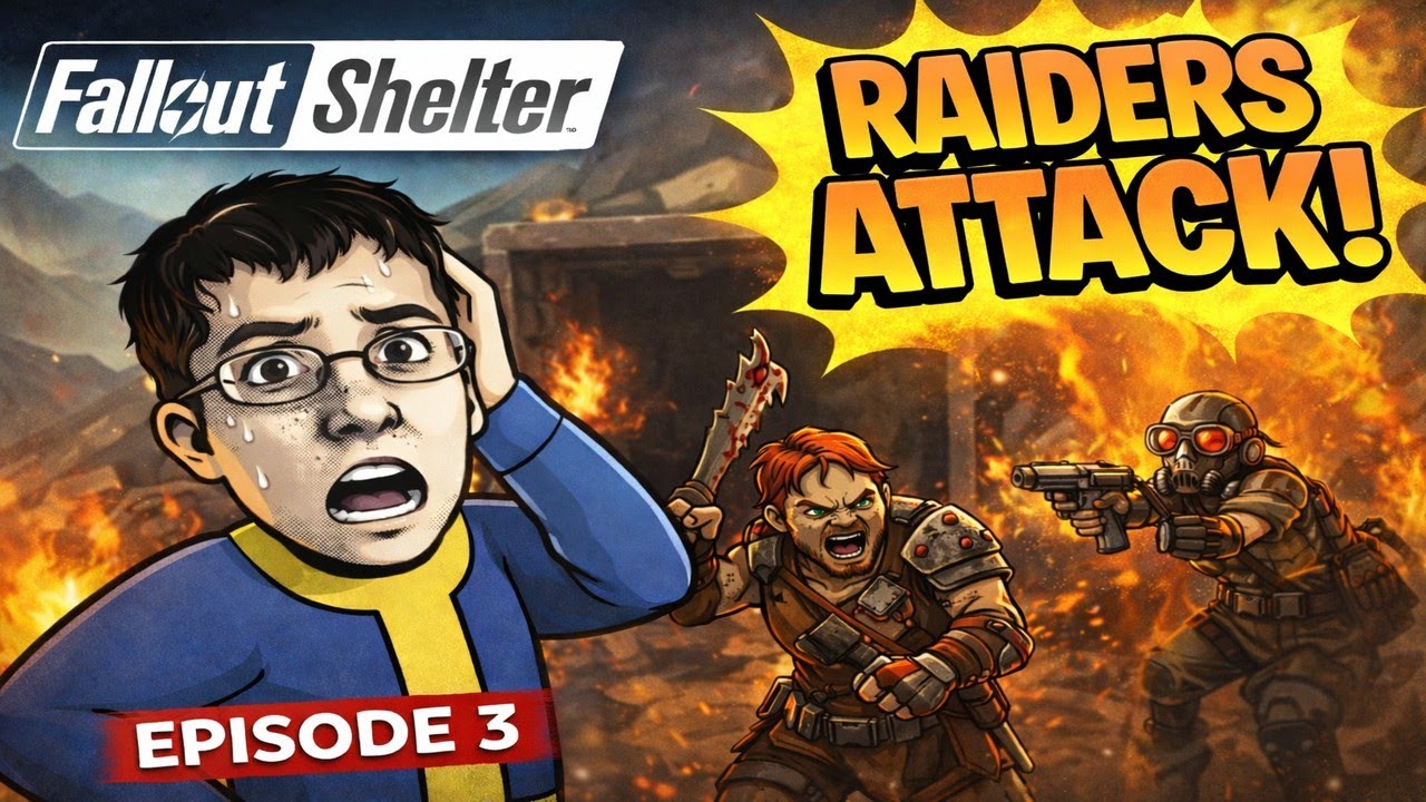 Fallout Shelter l EP 3 l Raiders Attacked The Vault!