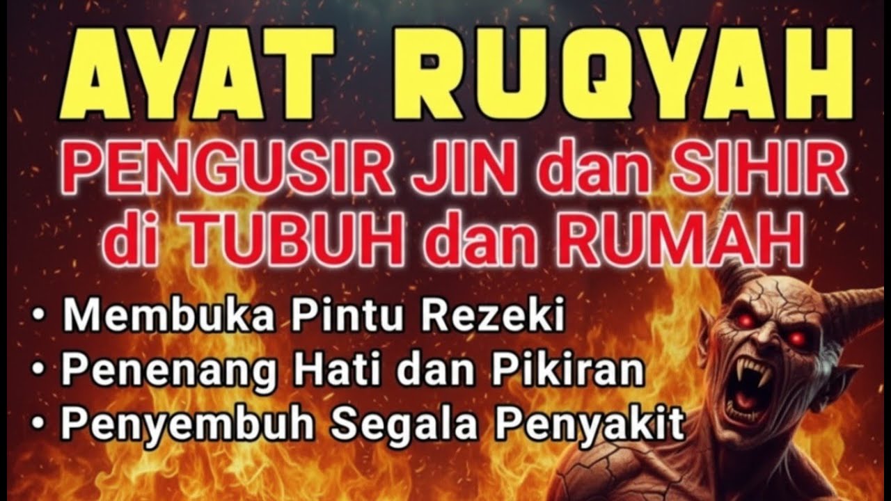 POWERFUL RUQYAH | RUQYAH RUMAH PENGUSIR JIN, SETAN & SIHIR DI RUMAH & TUBUH,PENENANG HATI, ALAA AQEL