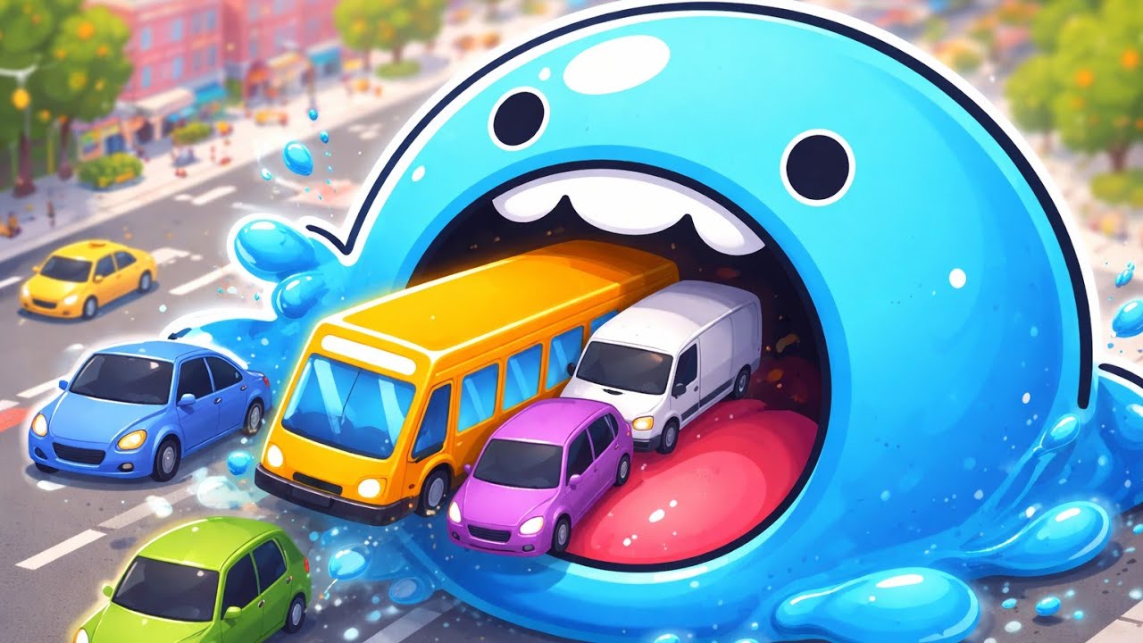 Super Slime.io-SATISFYING Black Hole Gameplay | NEW GAME#36#SuperSlime#BlackHoleGameplay#gameplay