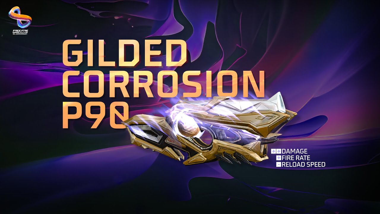 New Evo Vault Drop: Glided Corrosion P90 | Free Fire MAX